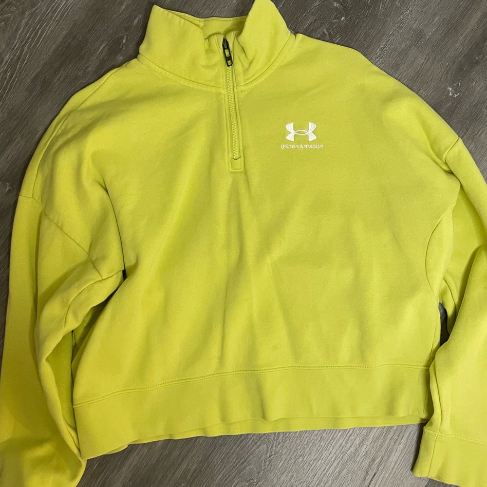 Under Armour Green Zip-Up Jacket Lightweigth & Sporty| Size M
